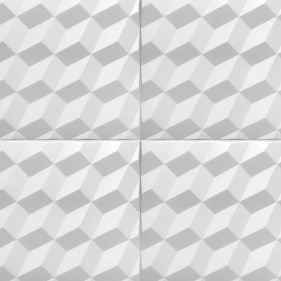 Panneaux de plafond et panneaux muraux Decoratif 3D Romby Blanc 8m² / 32pièces-Deccart