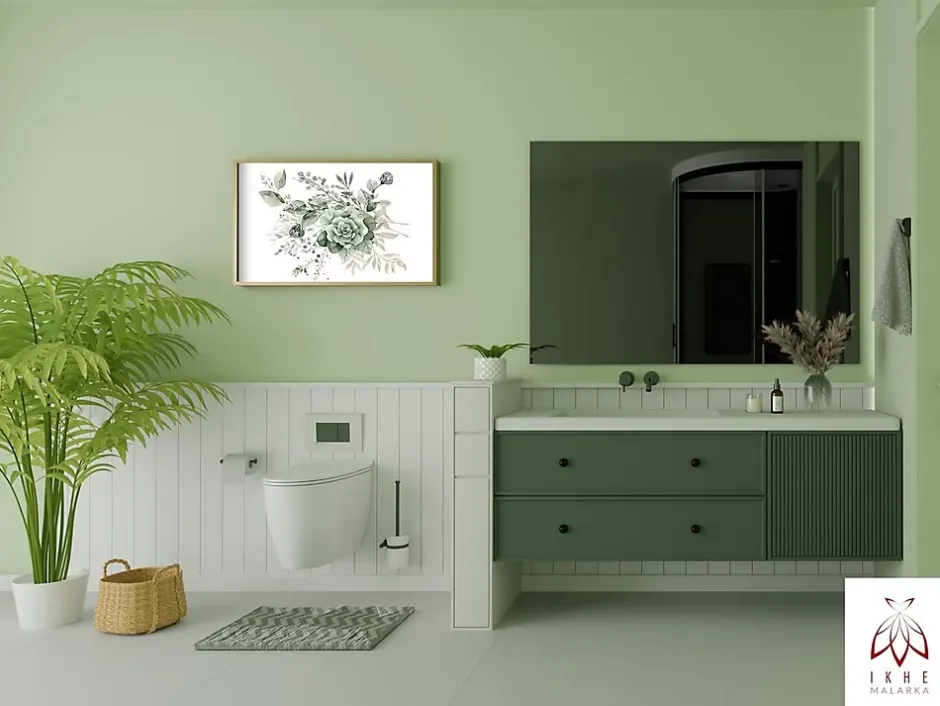 Ikhemalarka Panneaux muraux style campagne en polystyrène rigide blanc pose facile avec colle idéal pour déco murale anglaise (LB02)