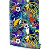 Muralo Papier Peint BALLE Graffitis Colorés Pour Chambre D'Enfant