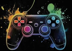 Wallarena Papier Peint Enfant Gaming Panoramique Intissé 350x250 cm - Colle Inclus - Moderne XXL Papier Peint por Enfant