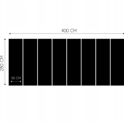 Wallarena Papier Peint Forêt Arbres Noir et blanc Intissé Panoramique Pour Chambre Cuisine 400x280 cm