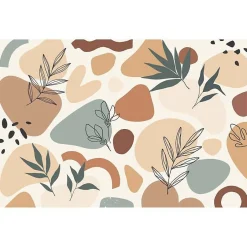 Scenolia Papier peint intissé BOHO CHIC beige 400 x 270 cm (LxH) - Tapisserie murale panoramique XXL, Made in France par