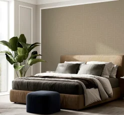 GoodHome Papier peint Intissé Scapi or