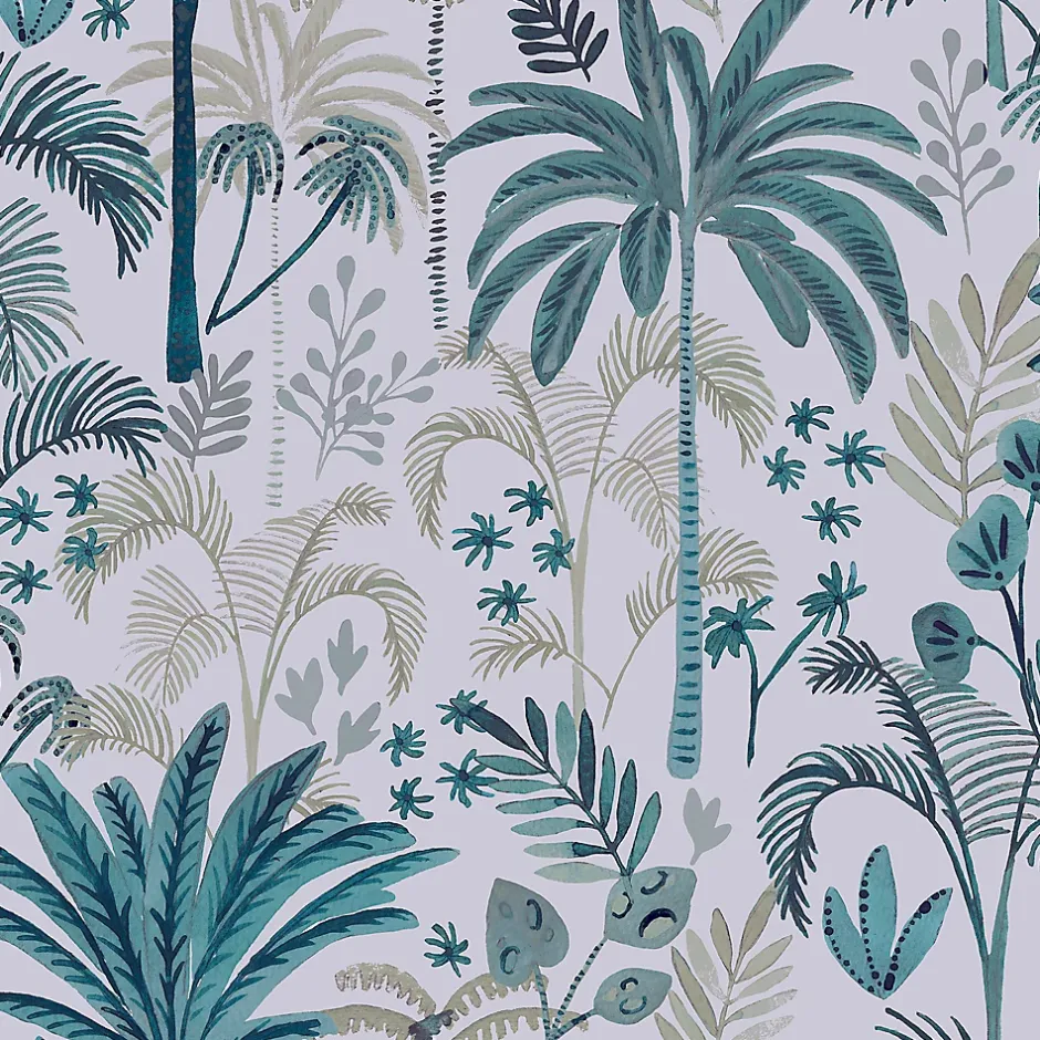 Papier peint Intissé Prehn vert-GoodHome New