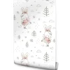 Papier Peint Intissé LAPINS Dansant Pour Chambre D'Enfant-Muralo Outlet
