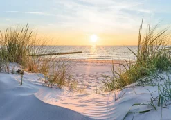 Papier Peint Intissé Panoramique Mer Plage Paysage Nature 400x280 cm - Colle Inclus - Chambre et Salon - Papier Peint 3D-Wallarena Sale