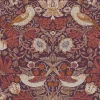 William Morris Papier peint intissé Strawberry plum orange, violet L.1000 x l.52cm
