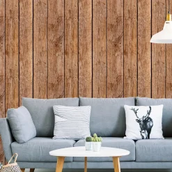 Papier Peint Panneaux En Bois Pour La Chambre-Muralo Clearance