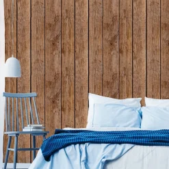 Papier Peint Panneaux En Bois Pour La Chambre-Muralo Clearance