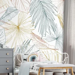 Papier peint panoramique - Lamnar - Multicolore - intissé : 150g/m² - 7 lés : 336x270cm-99DECO Sale