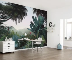 Papier peint panoramique Jungle Morning L.4 m x l.250 cm-Komar Best