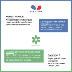 Papier peint panoramique Ombres bambous, Beige 150 x 250cm-Acte Déco Discount