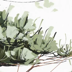 Acte Déco Papier peint panoramique Pins du bassin, Vert de gris 375 x 250cm