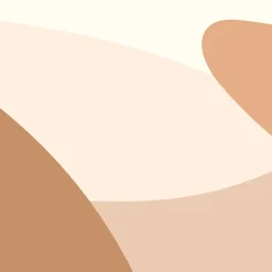 Acte Déco Papier peint panoramique Botanique, Orange 150 x 250cm