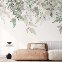 Papier peint panoramique Esprit nature, Crême 300 x 250cm-Acte Déco New