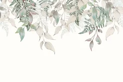 Papier peint panoramique Esprit nature, Crême 300 x 250cm-Acte Déco New