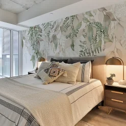 Papier peint panoramique Esprit nature, Crême 300 x 250cm-Acte Déco New