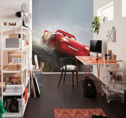Komar Papier peint panoramique sur intissée de - Disney and Pixar Cars Shine - Taille: 200 x 250 cm