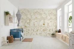 Papier peint panoramique sur intissée de - Disney Winnie the Pooh Outdoors - Taille: 400 x 250 cm-Komar