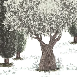 99DECO Papier peint panoramique - Tivoli - Vert - intissé : 150g/m² - 7 lés : 336x270cm