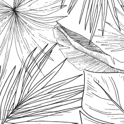 Papier peint panoramique - Lamnar - Noir - intissé : 150g/m² - 7 lés : 336x270cm-99DECO Online