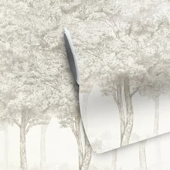 Papier peint panoramique Intissé Sunste gris clair 200 x 280 cm-GoodHome Best