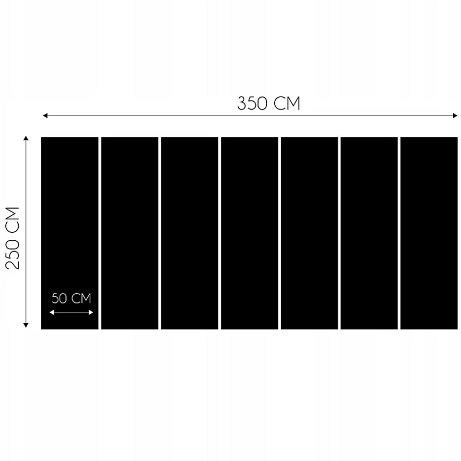 Papier Peint Panoramique Intissé Béton Boho 350x250 cm - Colle Inclus - Chambre et Salon - Moderne Papier Peint-Wallarena Discount