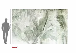 Komar Papier peint panoramique sur intissée de - Botanical Boho - Taille: 400 x 250 cm