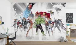 Komar Papier peint panoramique sur intissée de - Marvel Avengers Unite - Taille: 336 x 240 cm