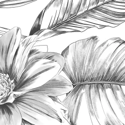 Papier peint panoramique Kuaj noir et blanc L.280 x l.159 cm-GoodHome Clearance