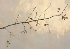 Papier Peint Panoramique Intissé Beige Or Abstrait 250x175 cm - Colle Inclus - Moderne XXL Papier Peint Intissé Chambre Salon-Wallarena Best