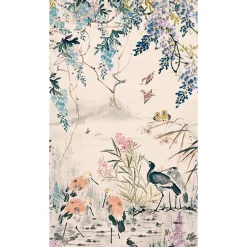 Papier peint panoramique Intissé Wulfen crème 280 x 159 cm-GoodHome Hot