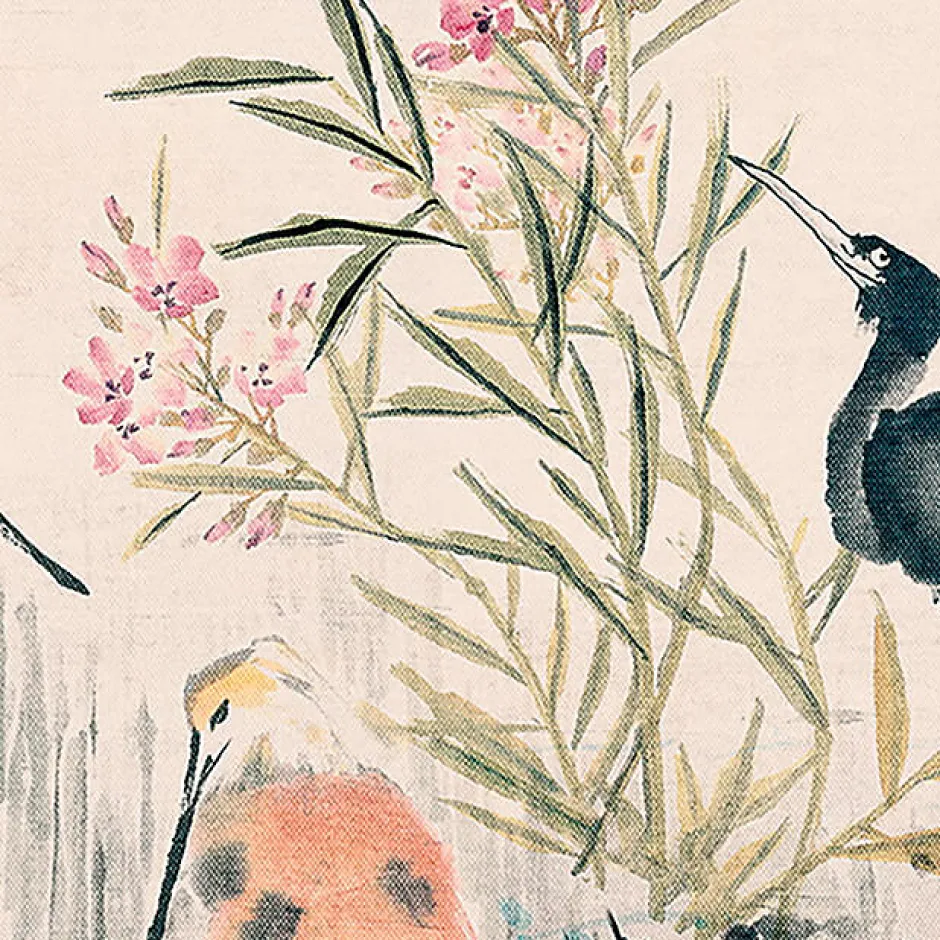 Papier peint panoramique Intissé Wulfen crème 280 x 159 cm-GoodHome Hot