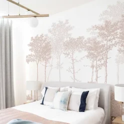 Papier peint panoramique Balade dans les bois, Beige 375 x 250cm-Acte Déco Sale