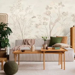 Papier Peint Photo ARBRES Feuilles Oiseaux Pour Salon 368cm x 254cm-Muralo Clearance