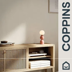 GoodHome Papier peint pré-encollé vinyle intissé uni beige Easy Roll Coppins l.53 x H.1005 cm