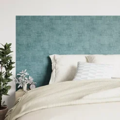 GoodHome Papier peint pré-encollé vinyle intissé géométrique Easy Roll Chaumont bleu l.53 x H.1005 cm