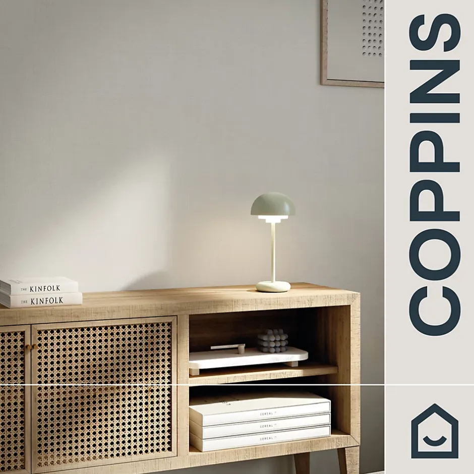 GoodHome Papier peint pré-encollé vinyle intissé uni blanc Easy Roll Coppins l.53 x H.1005 cm