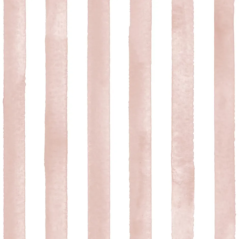 GoodHome Papier peint pré-encollé vinyle à rayures Easy Roll Satori rayures rose l.53 x H.1005 cm