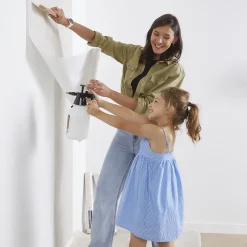 GoodHome Papier peint pré-encollé vinyle à rayures Easy Roll Satori rayures rose l.53 x H.1005 cm