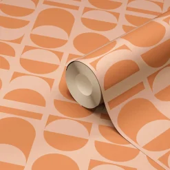 GoodHome Papier peint Suède intissé Irving beige l.53 x H.1000 cm