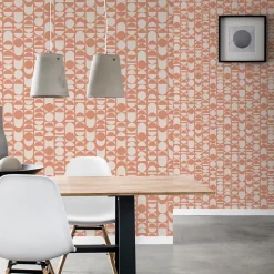 GoodHome Papier peint Suède intissé Paiute beige l.53 x H.1000 cm