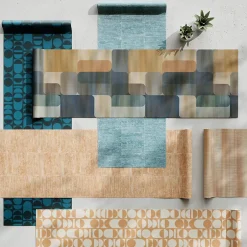 GoodHome Papier peint Suède intissé Paiute beige l.53 x H.1000 cm