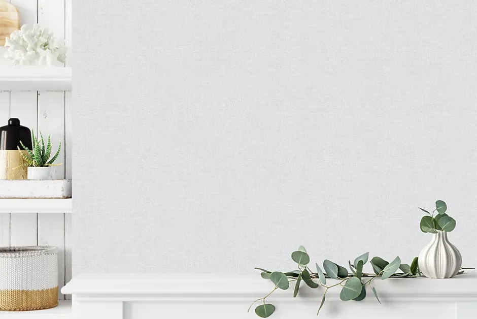 Ugepa Papier peint vinyle grainé sur intissé uni tweed gris L.1001 x l.53cm Ugèpa