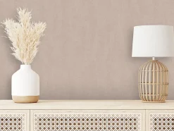 Papier peint vinyle grainé sur intissé uni tweed beige L.1001 x l.53cm Ugèpa-Ugepa Discount