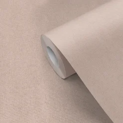 Papier peint vinyle grainé sur intissé uni tweed beige L.1001 x l.53cm Ugèpa-Ugepa Discount