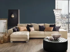 Papier peint vinyle grainé sur intissé uni bleu nuit L.1005 x l. 53 cm, As Creation Around-A.S. Creation Clearance