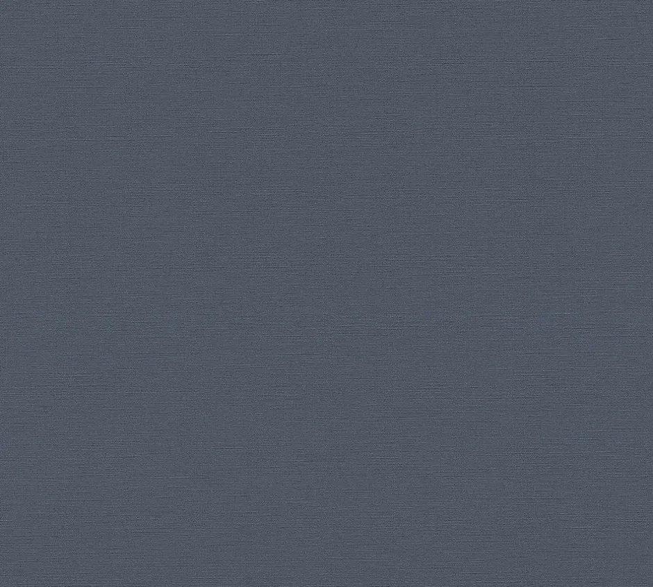 Papier peint vinyle grainé sur intissé uni bleu nuit L.1005 x l. 53 cm, As Creation Around-A.S. Creation Clearance