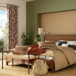 Papier peint vinyle intissé Pufos uni texturé beige L. 10,05m x l. 0,53m-GoodHome New