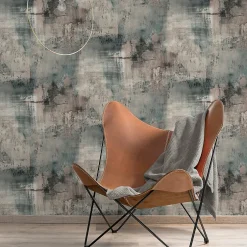 GoodHome Papier peint Vinyle Intissé Elmas gris